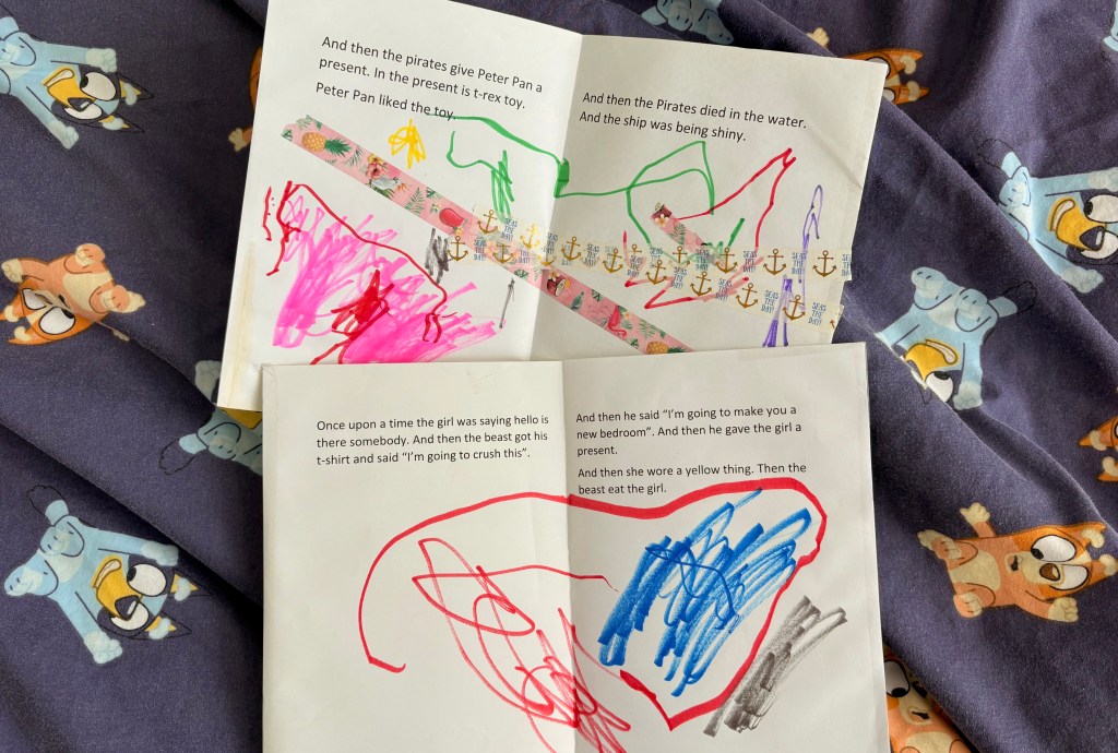 My current favourite low effort parenting activity that takes up a lot of time